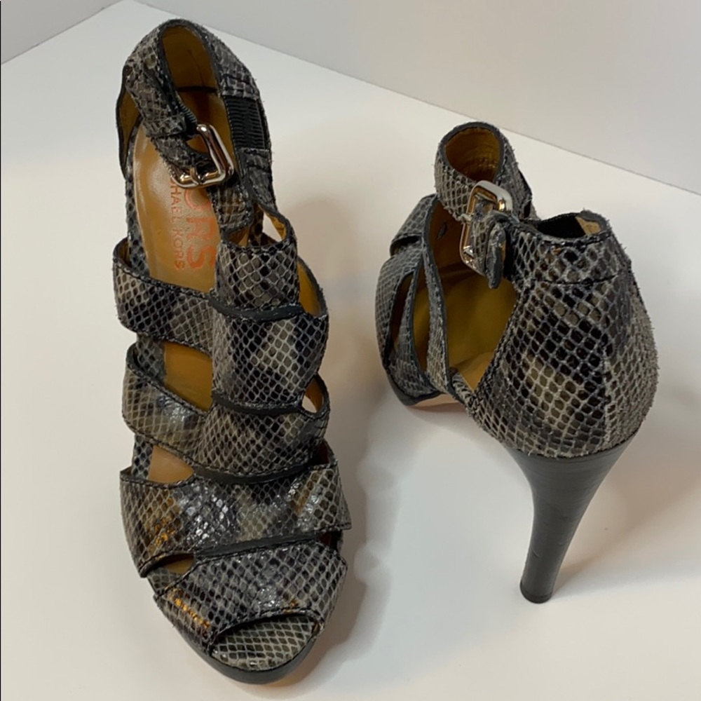 Kors Michael Kors snakeskin heels